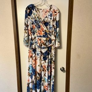 Pink Blush Maternity Plus Size Maxi Dress
